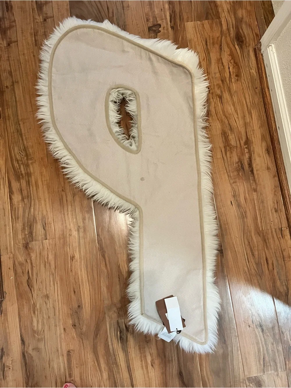 Palace x UGG Cream Sheepskin Fur Throw Rug